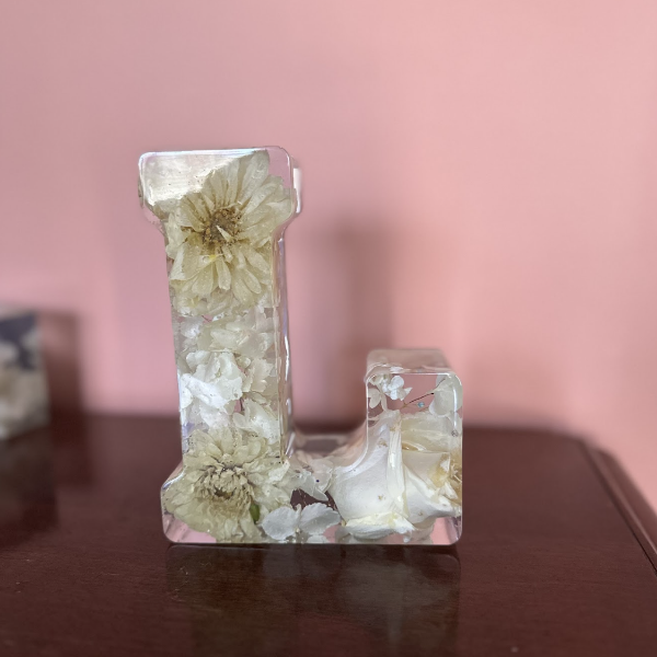 preserved flowers L shaped